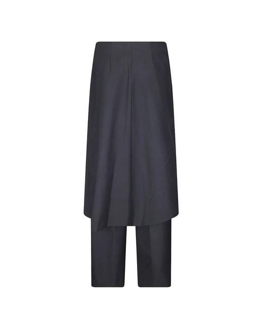 Thelatest Blue Layered Trousers