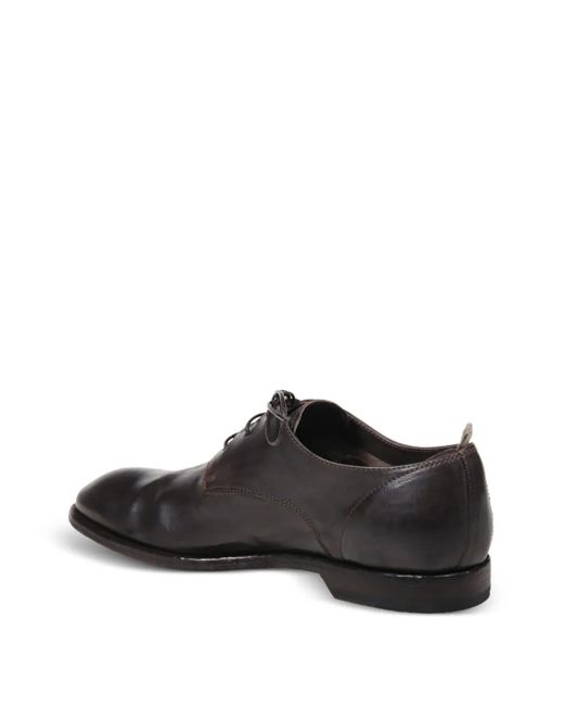 Officine Creative Brown Sound 002 Lace-Up Leather Derby Shoes for men