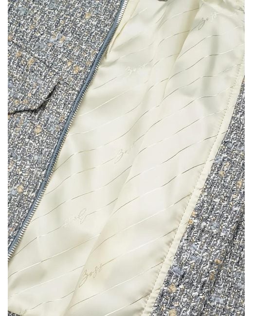 Boss Gray Jawelli Frayed Jacket