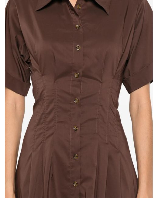 Twinset カットアウト ドレス Brown