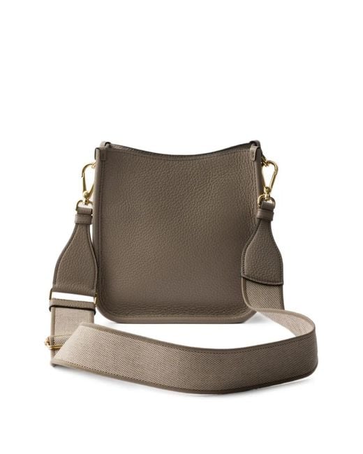 Prada Brown Mini Sac Porté Épaule En Cuir