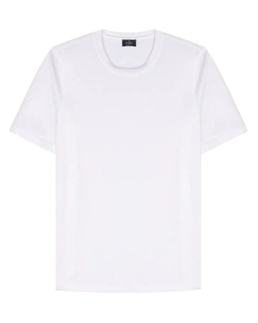 Barba Napoli White Short-Sleeve Cotton T-Shirt for men