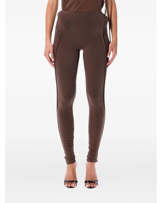 OTTOLINGER Brown Piping Leggings