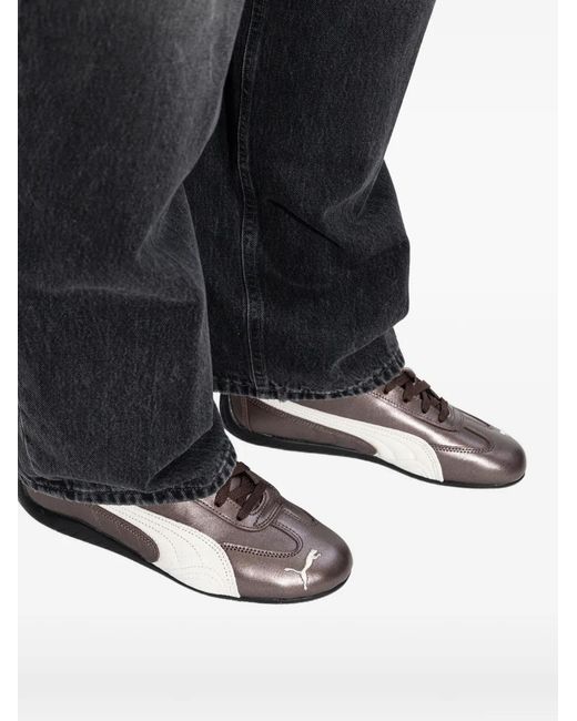 PUMA White Speedcat Metallic