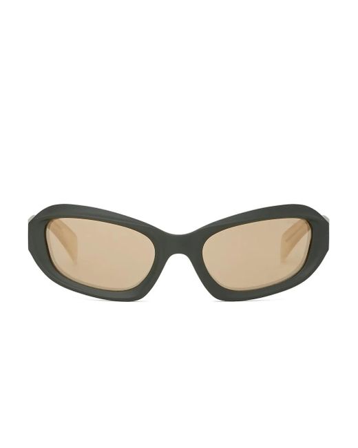 Karl Lagerfeld ジオメトリックフレーム サングラス Natural