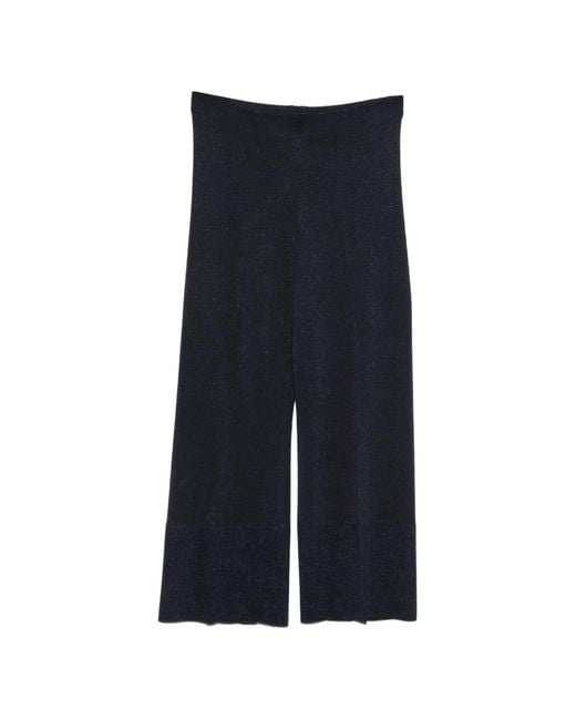 Circus Hotel Blue Wide-Leg Pants