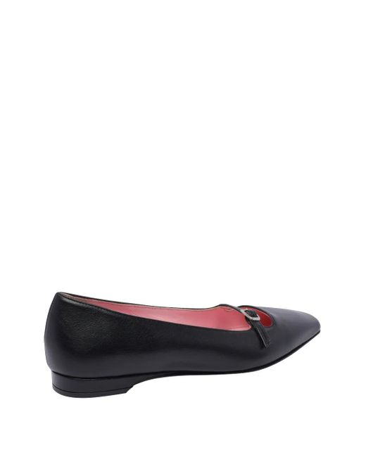 CAREL PARIS Black Emilie Ballerina Shoes