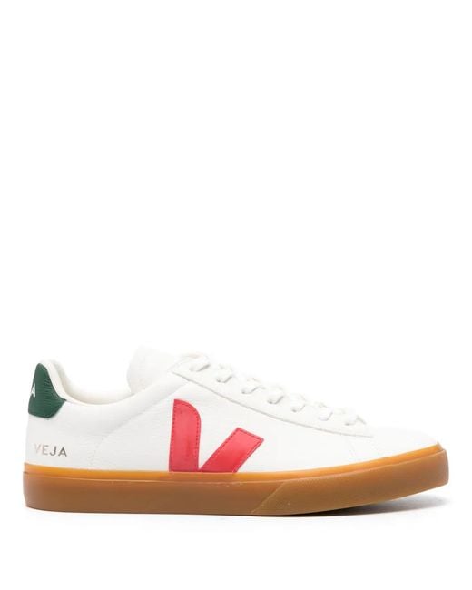 Veja Pink Campo Chromefree Leather Sneakers