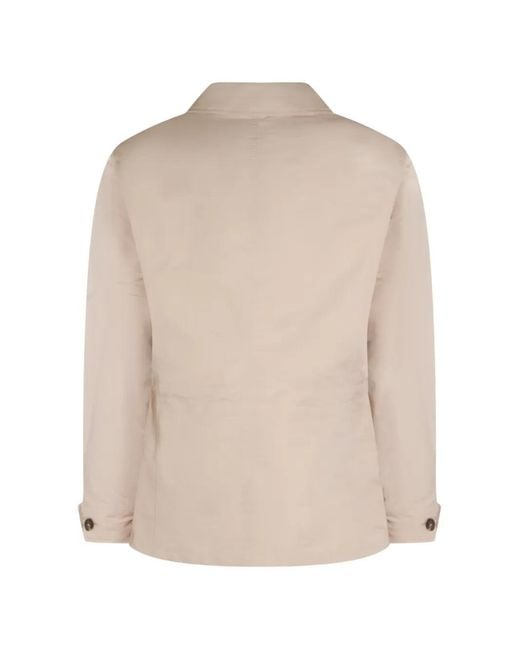 Eleventy Natural Button Pocket Jacket for men