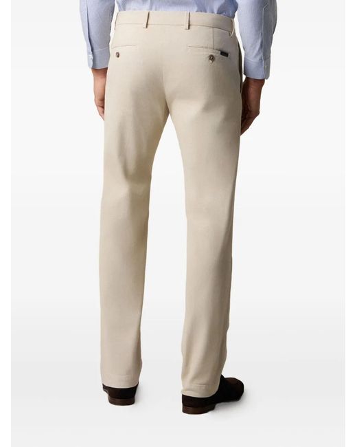 Brooks Brothers Natural Cotton-Blend Trousers for men