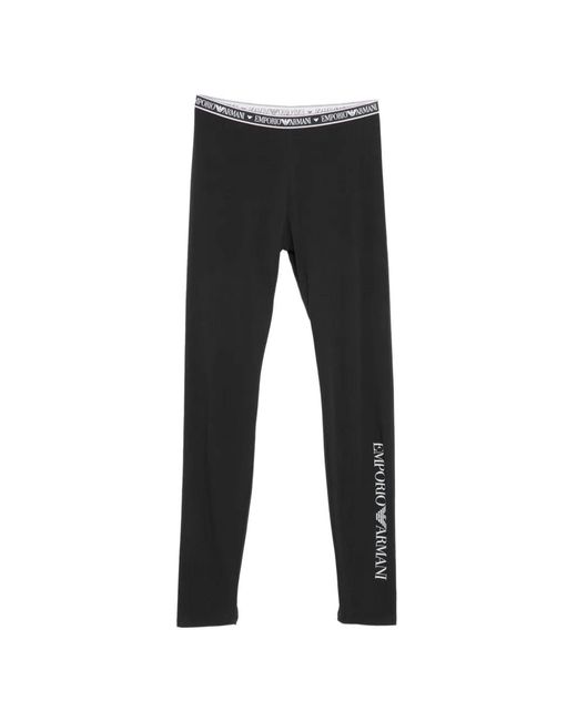 Emporio Armani Black Loungewear Leggings
