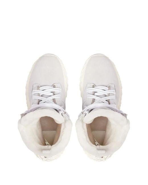 Giuseppe Zanotti Natural Urchin Hi-Top Sneakers