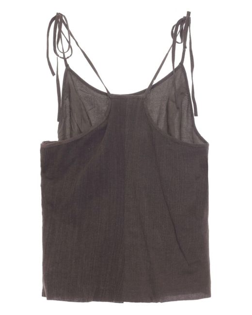 Our Legacy Brown Tanktop aus Voile