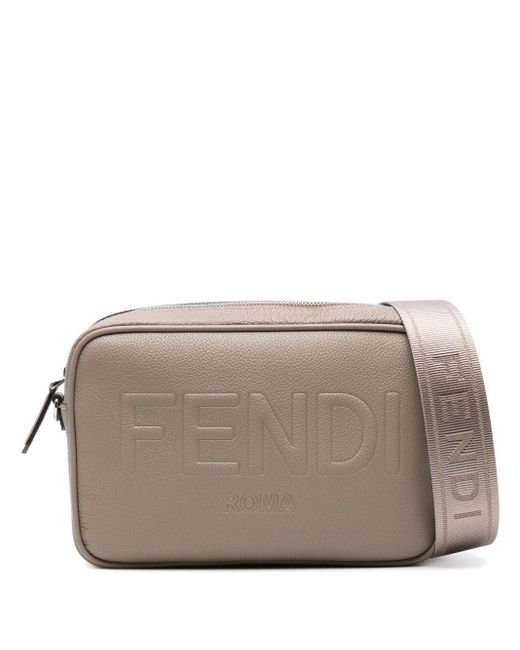 Fendi Kameratasche mit Logo-Prägung in Gray für Herren