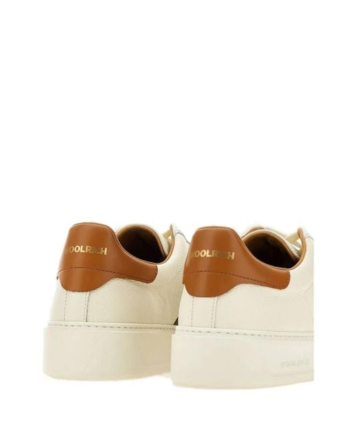 メンズ Woolrich Classic Court Blubber Sneakers Natural