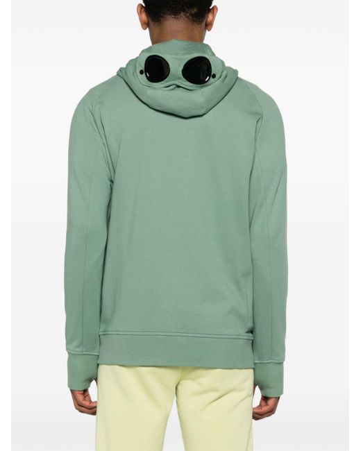 Sudadera con capucha y detalle Goggles C P Company de hombre de color Green