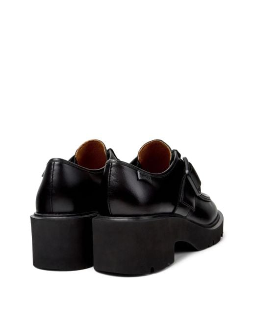 Camper Black 54mm Milah Buckle-fastening Platform Monk Shoes
