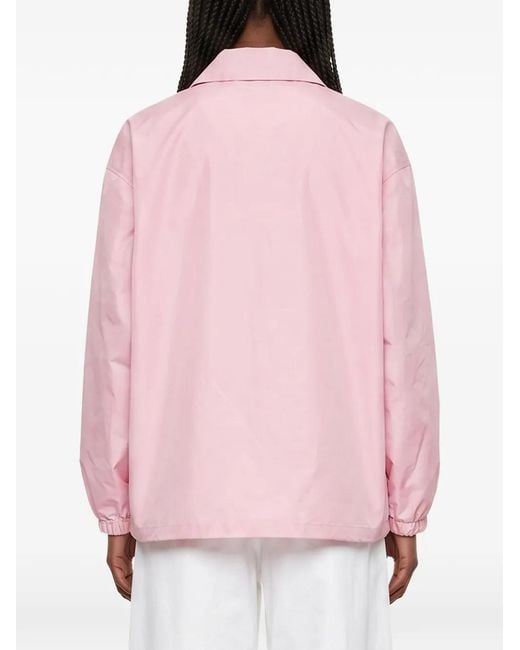 Jil Sander Pink Technical Faille Blouson