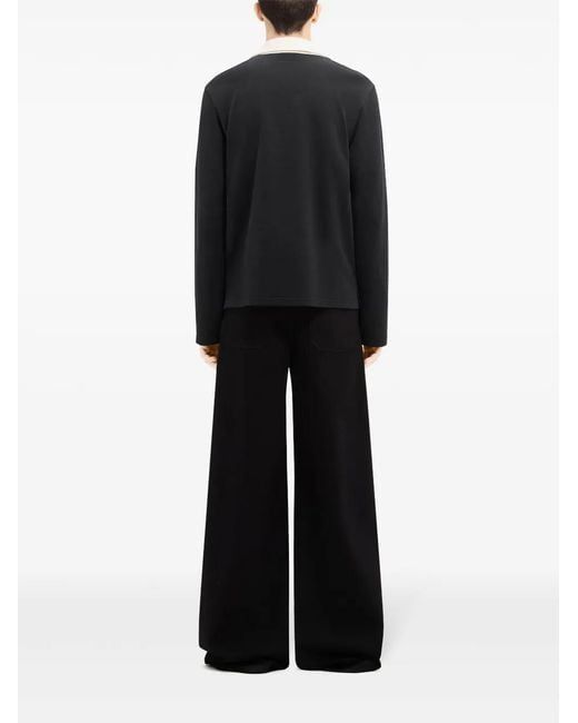 Courreges Gestreepte Broek in het Black voor heren