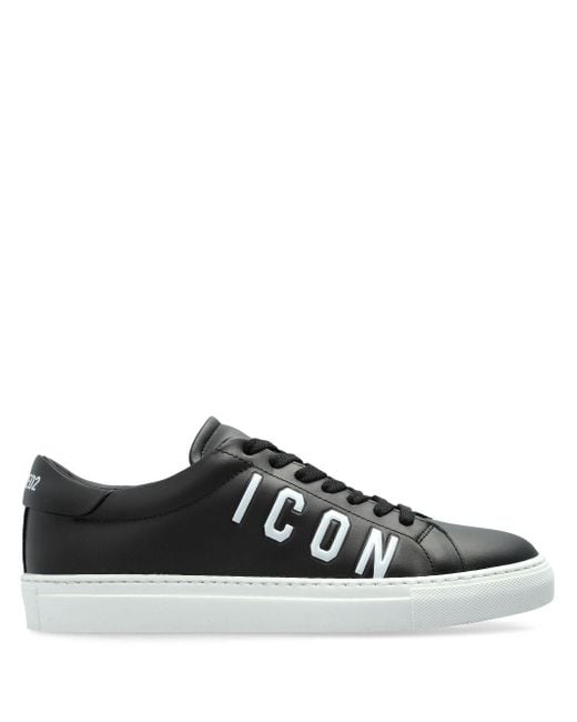 DSquared² Black Icon Casetta Sneakers