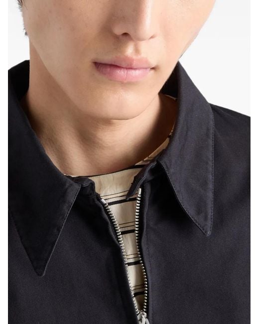 Chaqueta De Algodón Prada de hombre de color Blue
