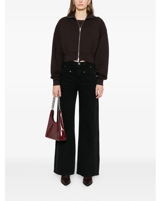 Agolde Black Zip-Fastening Jacket