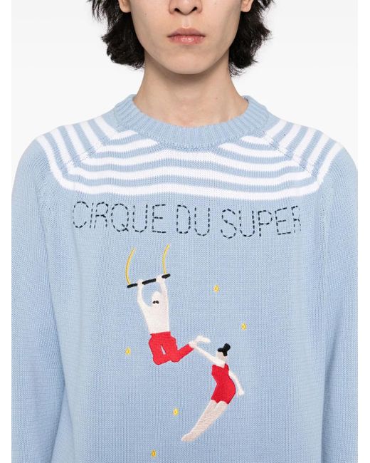 Kidsuper Blue Cirque Du Jumper for men