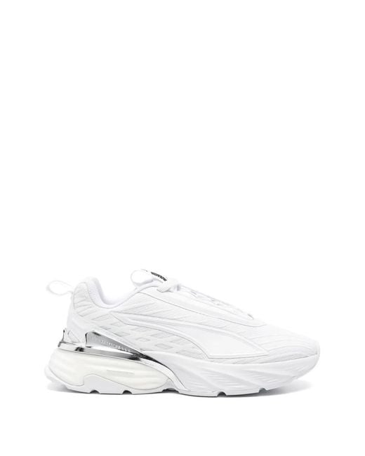 PUMA White Fade Nitro V1 Sneakers