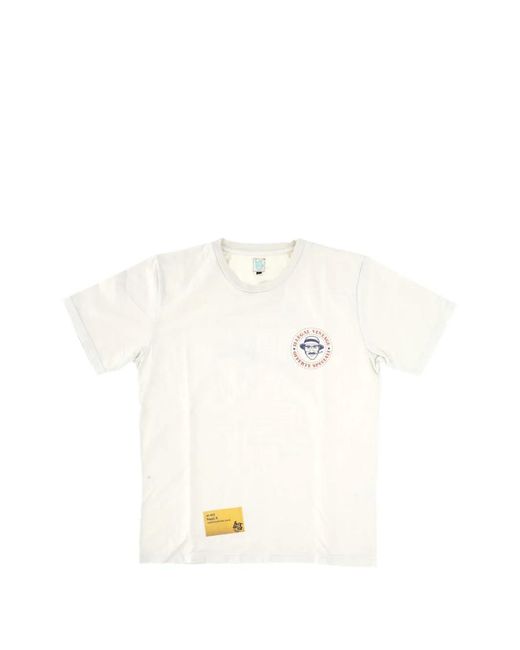 MR HOT DOG White Graphic-Print T-Shirt for men