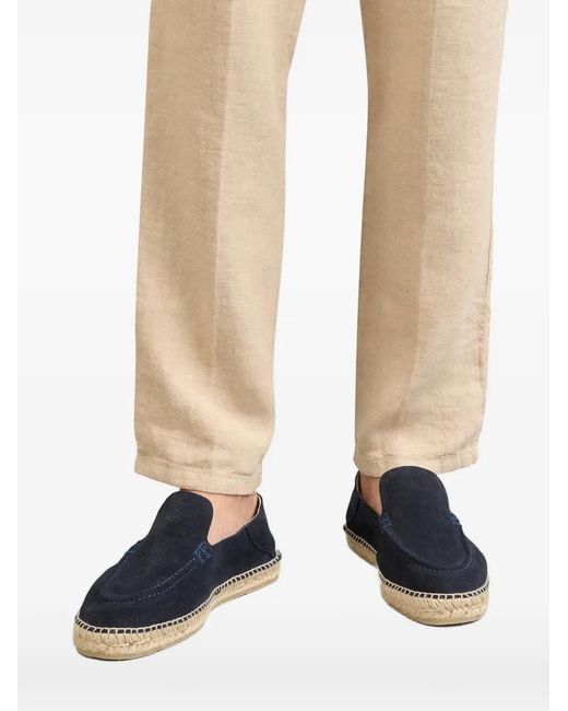 Manebí Blue Hamptons Suede Espadrilles for men