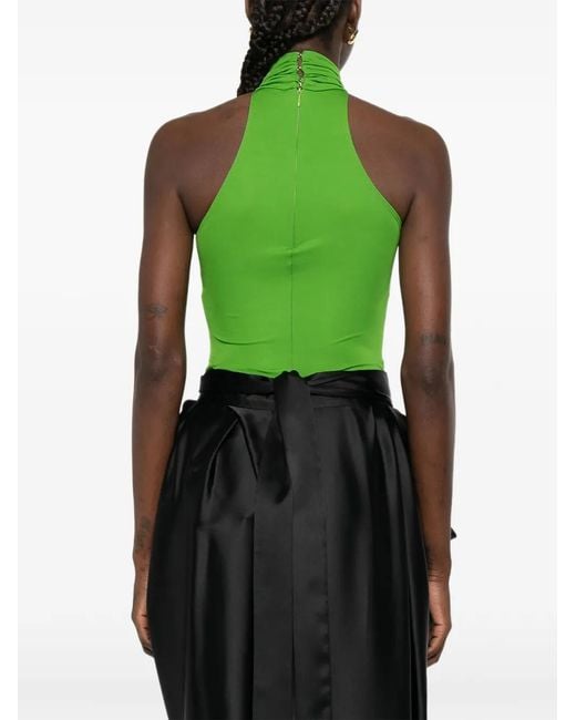 Elisabetta Franchi Green Bodysuit