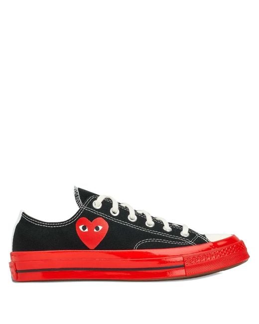 COMME DES GARÇONS PLAY Red Heart-Motif Sneakers for men