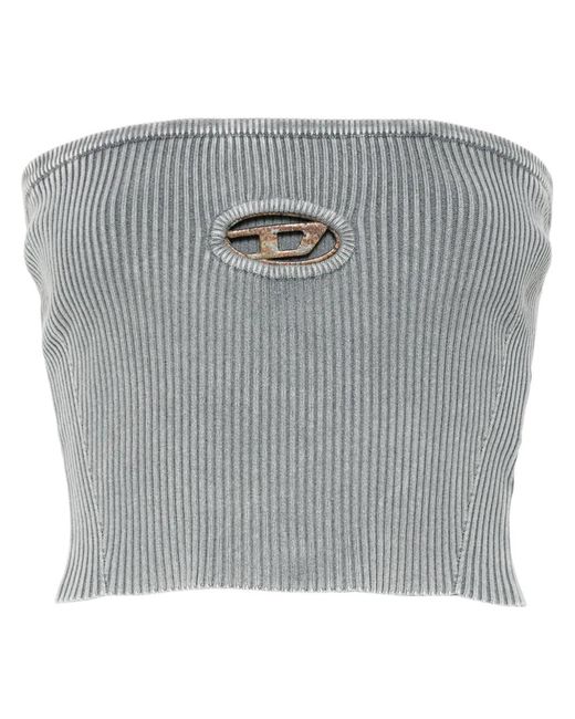 DIESEL Gray Sweaters