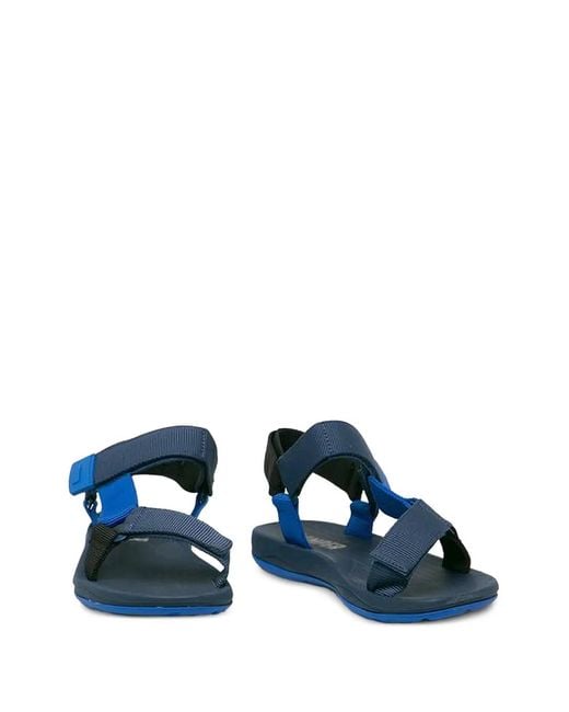 Camper Blue Match Touch-Strap Sandals for men
