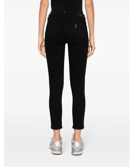 Liu Jo Black Mid-rise Skinny Jeans