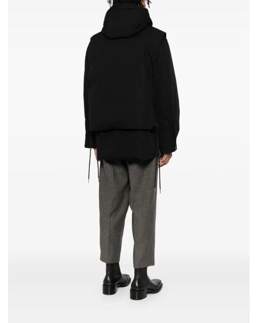 Helmut Lang Black Arctic Double Puffer Jacket for men