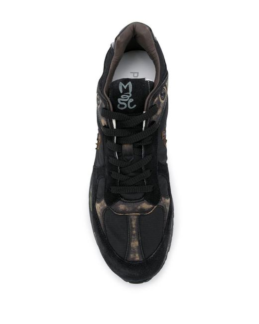 Premiata Mase Sneakers Met Gerafeld Effect in het Black voor heren