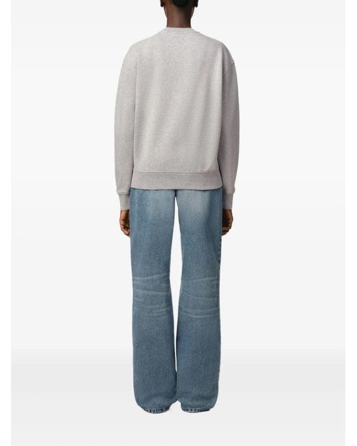 AMI Gray Small Ami De Coeur Sweatshirt