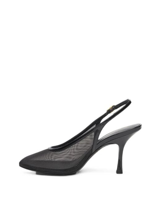 Stuart Weitzman Black Bareitall Slingback-Pumps