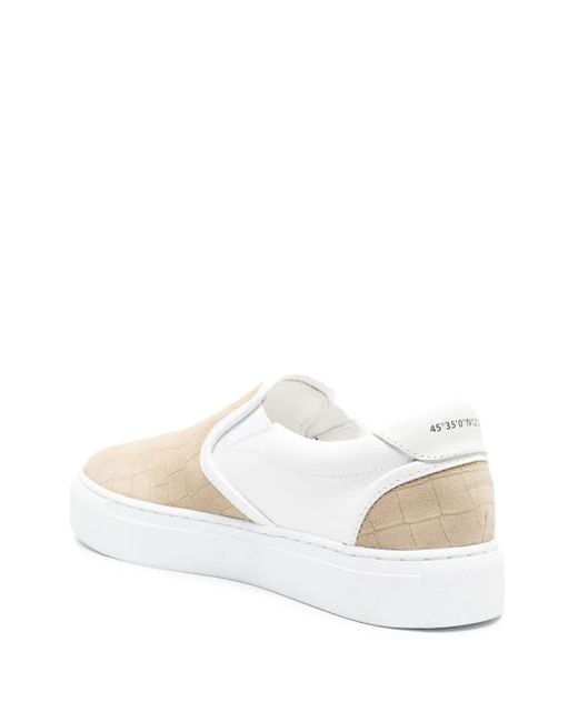 HIDE & JACK White Fuji Croco Sneakers for men