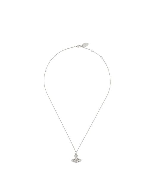 Vivienne Westwood Metallic Sorada Small Bas Relief Pendant Necklace