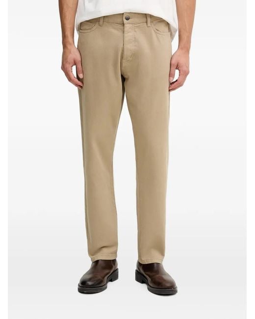 Benetton Natural Straight-Leg Five-Pocket Trousers for men