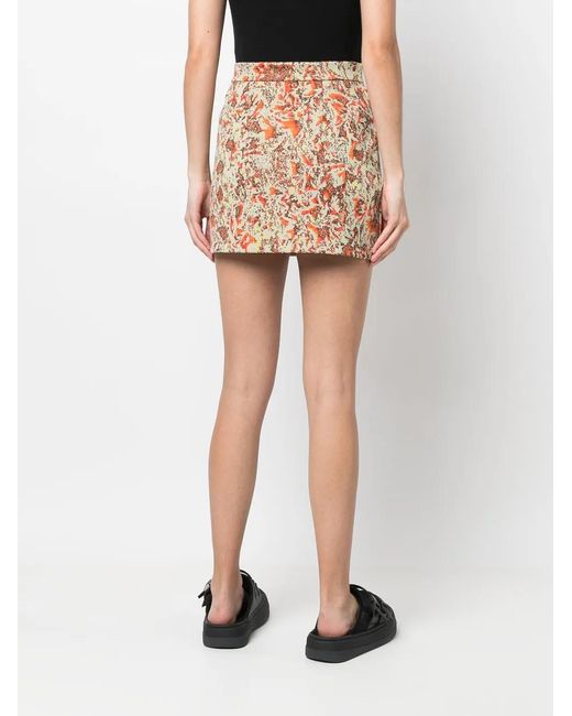 Ambush Multicolor Floral Jacquard Mini Skirt