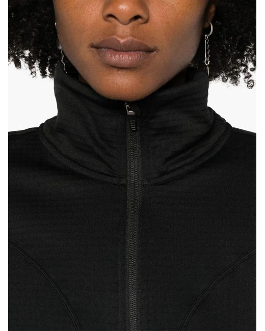 Rossignol Black Stretch Jersey Fleece Ski Jacket