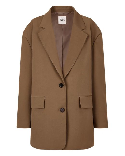 Studio Tomboy X Oversized Blazer in het Brown