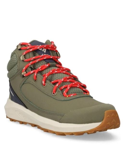 Columbia レースアップ メッシュパネルブーツ Green
