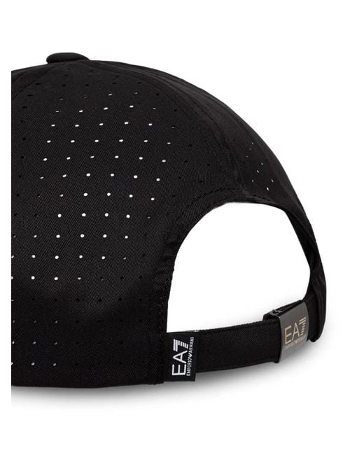 EA7 Black Logo-Plaque «Baseball Cap