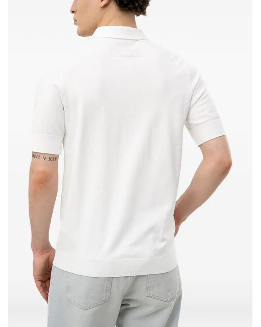 HUGO White Button-Up Short-Sleeve Shirt for men