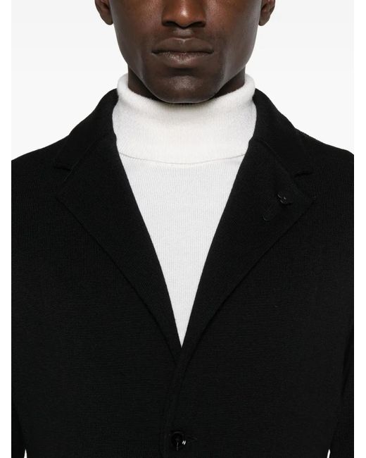 Lardini Sakko Mit Aufgesetzten Taschen in Black für Herren