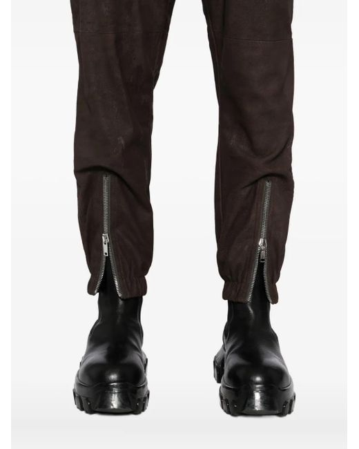 Rick Owens Gray Tecuatl Trousers for men